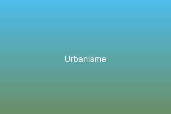 Conseil en urbanisme